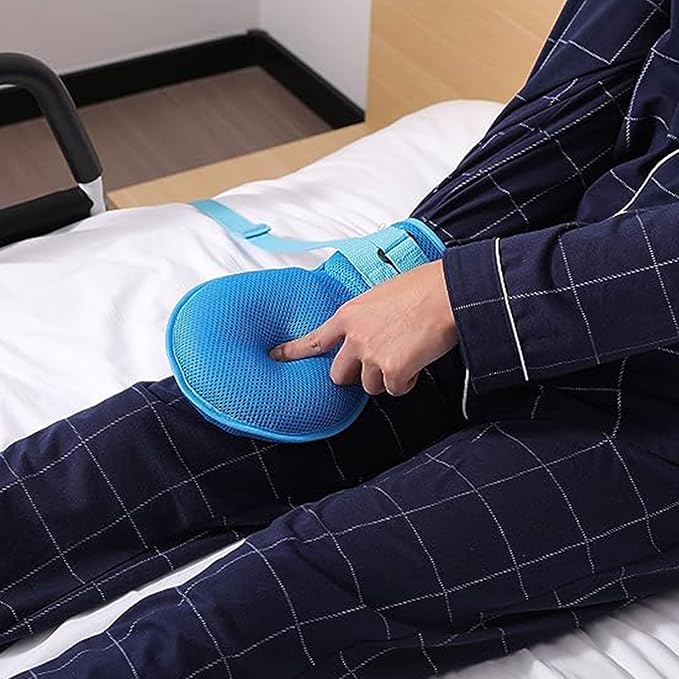 Dementia Restraint Gloves - 2PCS, Control Mitts Safety Hand Glove, Restraint Mitts, Dementia Products for elderly