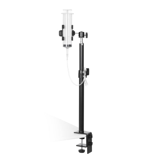 Fewener Feeding Tube Stand, Hands-Free Feeding Tube Holder Enteral Feeding Telescopic Pole, Feeding Pump Rack for Gravity Syringes Feeding Pump Feeding or Infusions