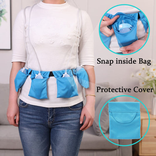 Fanwer Mastectomy Drain Holder (Blue)