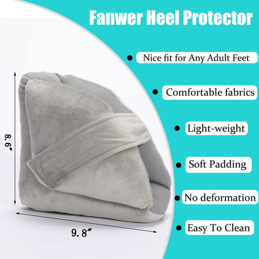 Gray Heel Cushion Protector Pillow