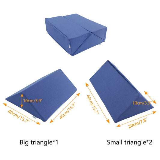 Fanwer Leg Elevation Pillows for Swelling, Wedge Pillows for After Surgery