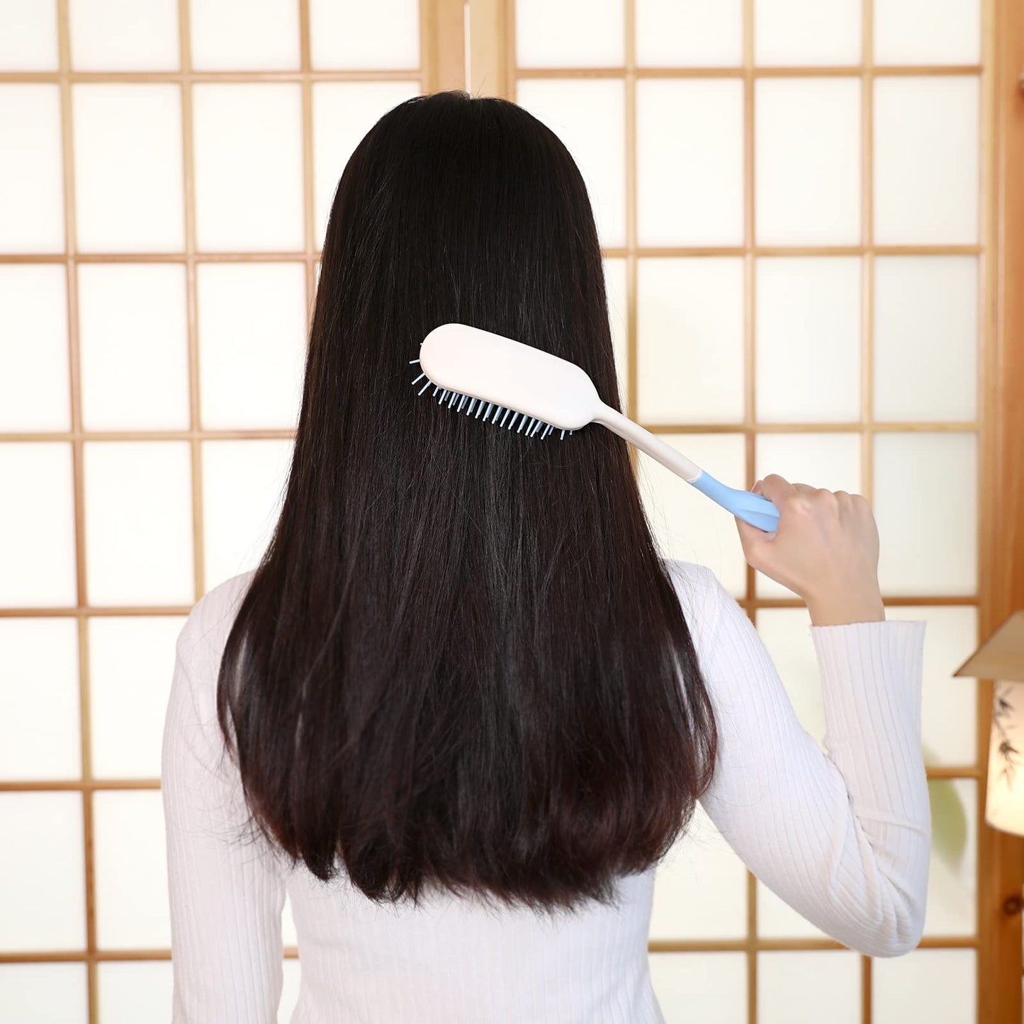 14-Inch Long-handled Hair Brush for Arthritis or Disabled's Daily Living Mobility Aid