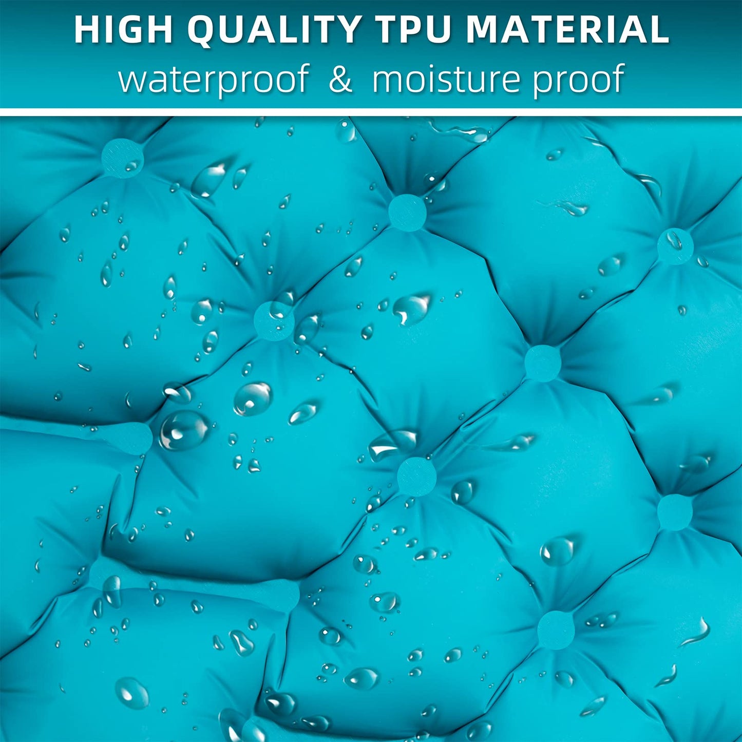 Self inflating Camping Mat with Pillow