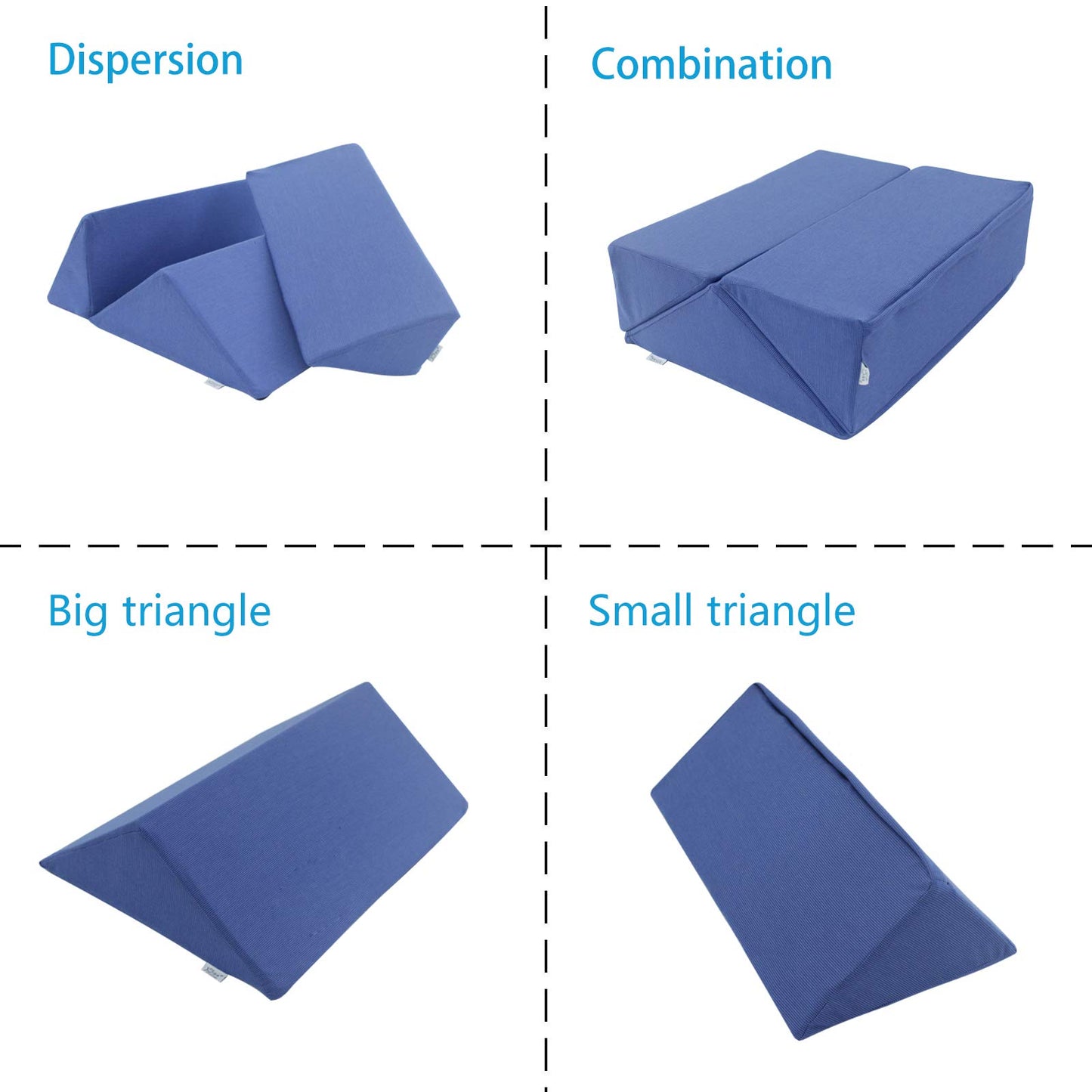 Fanwer Leg Elevation Pillows for Swelling, Wedge Pillows for After Surgery