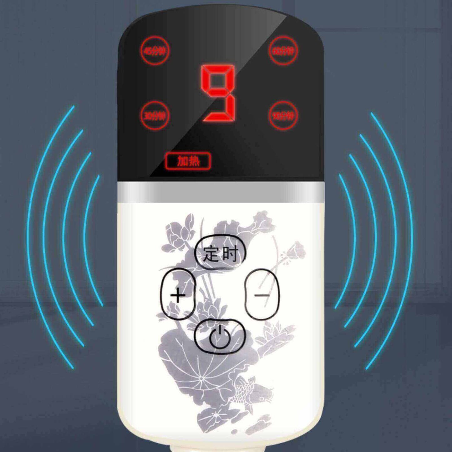 Buckwheat hull pillow for neck pain, remote control