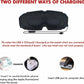 Electric heated dry eye mask, charge methods