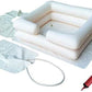 Fanwer Inflatable Bedside Shampoo Basin Kit,  the whole kit photos