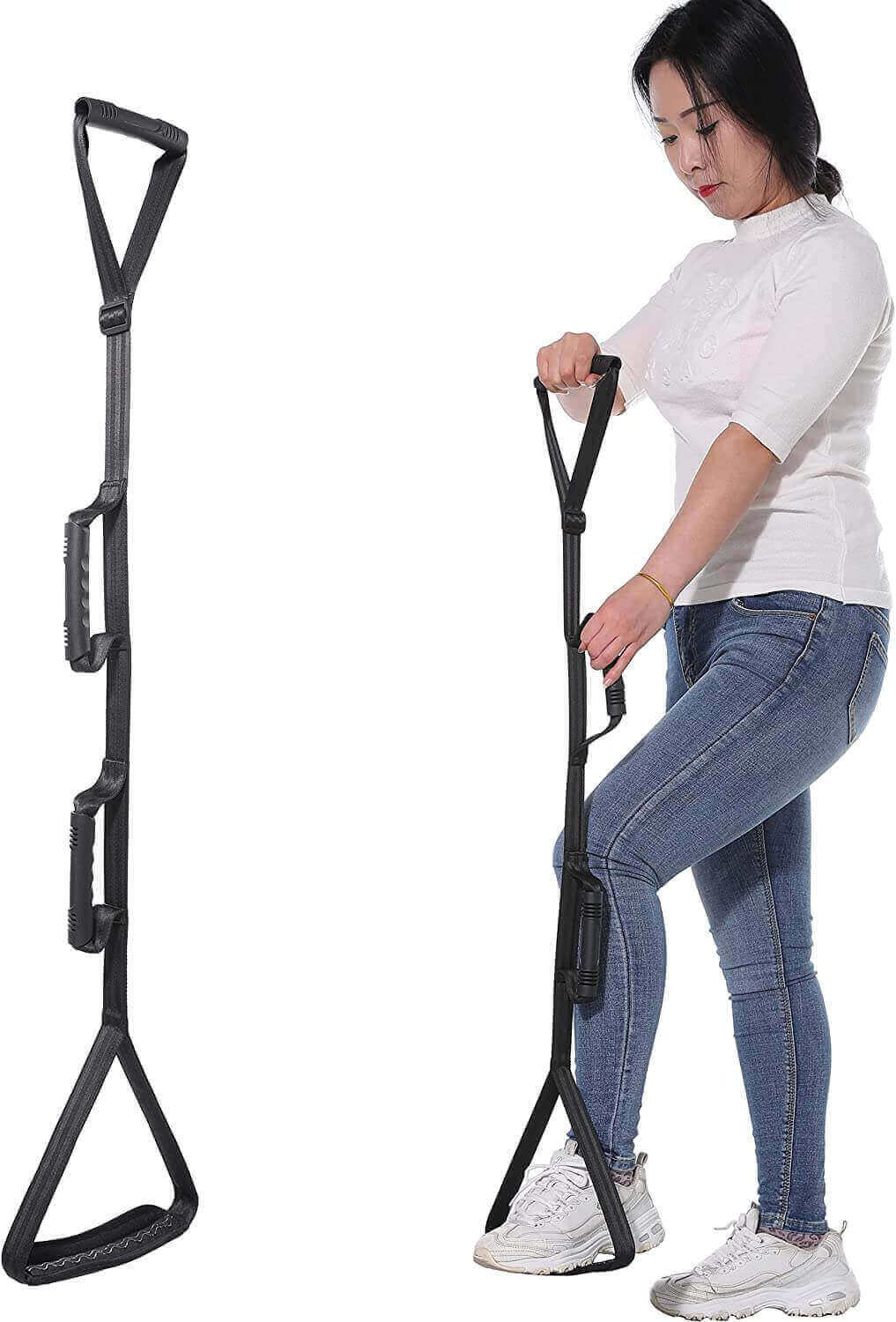 Fanwer Leg Lifter Strap for Transfer Aids in Bed, Car, or Wheelchair