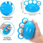 Fanwer spiky exercise ball with 4 finger loops, item size
