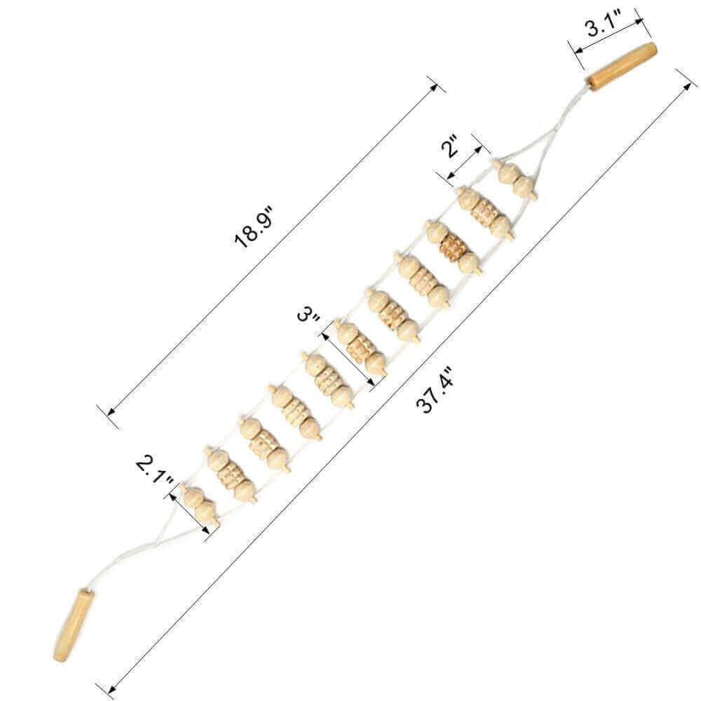 Fanwer wood massage therapist, item length