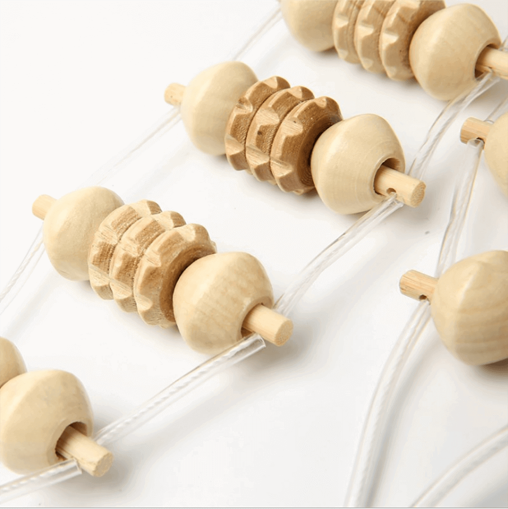Fanwer wood massage therapist, wooden rollers