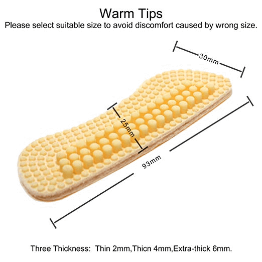 Heel grips liner cushions inserts, heel cushion pads & insoles, size of the insole