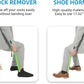 Shoe Horn, Sock Aid, Pants Assist Set of Fanwer for Elderly & Seniors, green shoe horn