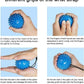 spiky sensory ball on an adjustable string, played by a hand