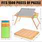 1500 Jigsaw Puzzle table with four drawers &Tilting Board & Cover