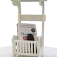 Fewener Round Side Table with Storage Shelf - Sofa Side End Storage Shelf