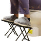 Fewener Foldable Toilet Stool - Portable Travel Poop Stool for Toilet, 7" and 9" Adjustable Heights