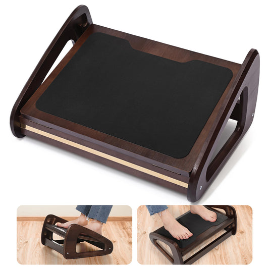 TYYIHUA Adjustable Foot Rest Under Desk for Office Use, Foot Stool Under Desk with 3 Height Position, Work from Home Essentials, Improves Posture and Blood Circulation, for Back & Leg Pain Relief