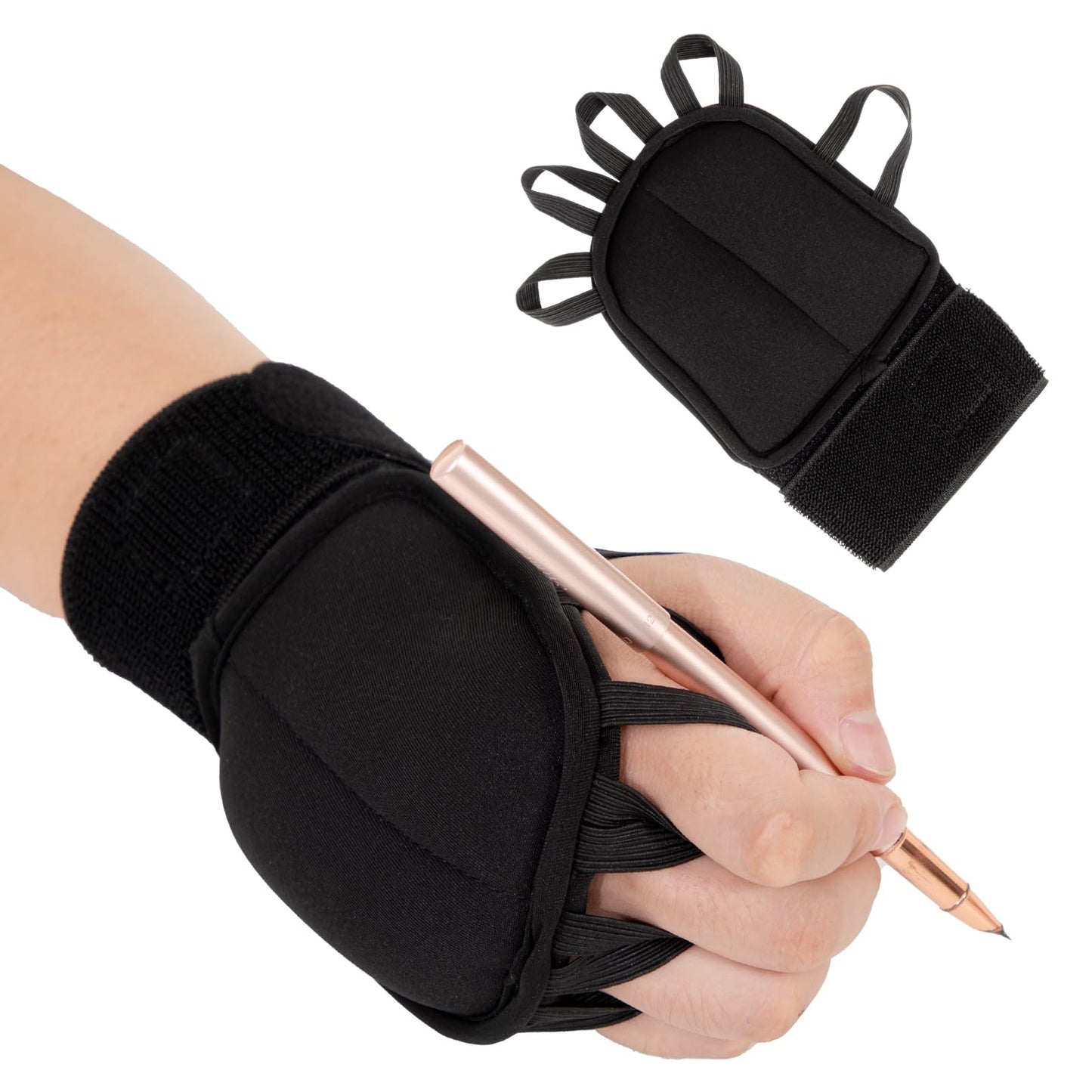 Hand Weights for Fine Motor Skills, Weighted Gloves for Tremors, Aid for Hand Tremors and Parkinsons Patients, Writing Weights & Hand Strengthening Tool