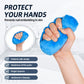 TYYIHUA Palm Protector Hand Contracture Cushion, (2 Pack) Fluff Finger Contracture Cushion with Elastic Band & Finger Sepereter, Support Hand Finger Open, Prevent Hand Contracture