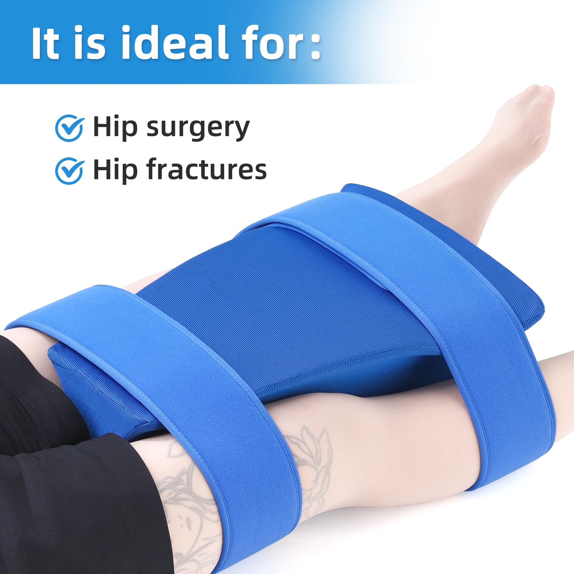 TYYIHUA Hip Abduction Pillow - Hip Surgery Pillow with Pillow Cover 