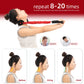 Neck Stretcher Exerciser - Cervical Traction Device for Neck Pain Relief, Neck Strengthener with Thicker Pad and Red Handle - Portable and Comfortable (30-40lb)
