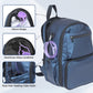 Fewener Feeding Tube Backpack for G Tube Gtube Feeding - 13.8" Upgraded Modified Enteral Feeding Pump Backpack for Teenagers/Adults/Blue