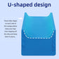 Fanwer Leg Elevation Pillows for After Surgery, Knee Replacement Recovery Aids, Leg Support Pillow to Elevate Feet, Knee, Ankle for Swelling, Injure, Sleeping, Footrest, Blue(Two Leg Version)