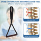 Fewener Neck Stretcher Strap - Decompression Device for Spine Chiropractic, Neck Discomfort & Headache Relief with Comfortable Handle, Chin Strap, Black/Red Strap Handle - Ultimate Neck Strap Tool