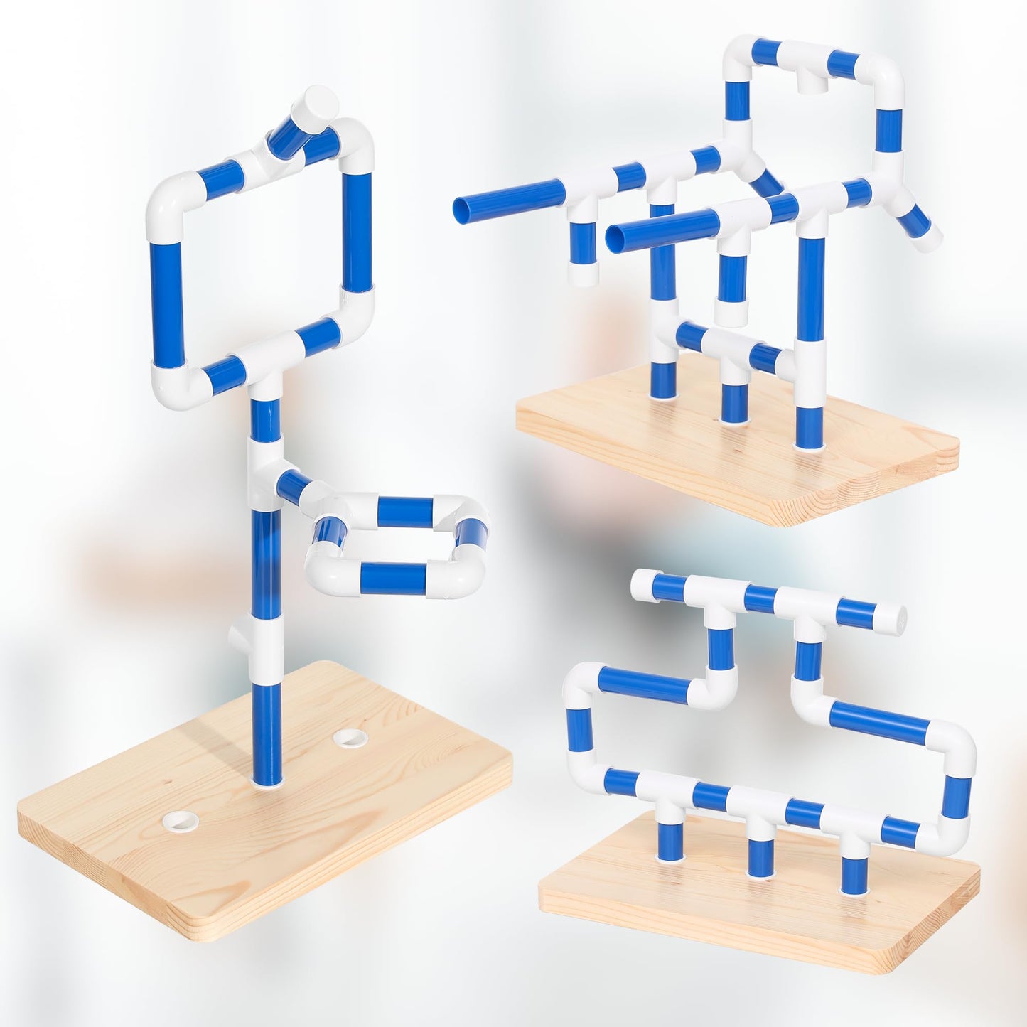 Fewener PVC Pipe Therapy Tree for Hand Rehabilitation - PVC Pipe Exerciser Tree for Cognitive Activities, Creative PVC Piping Tube Sensory Toys for Kids Adults and Elderly Physical Therapy