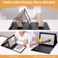 Fewener Mirror Therapy Box for Stroke Rehabilitation - Large Visual Range, Folding & Adjustable Mirror Box for Hand & Arm Exercise