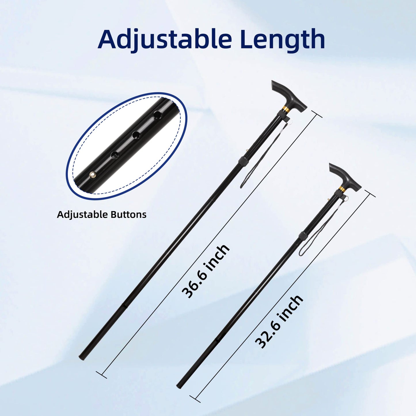 Shoulder Wand Therapy Stretching Tool, Collapsible Stretching Bar, Black Stretching Stick, Shoulder & Rotator Cuff Exercise Equipment Physical Therapy Tool for Recovery and Increasing Motion