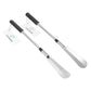 2 Premium Extra-Long Metal Shoe Horns with Telescopic Handles