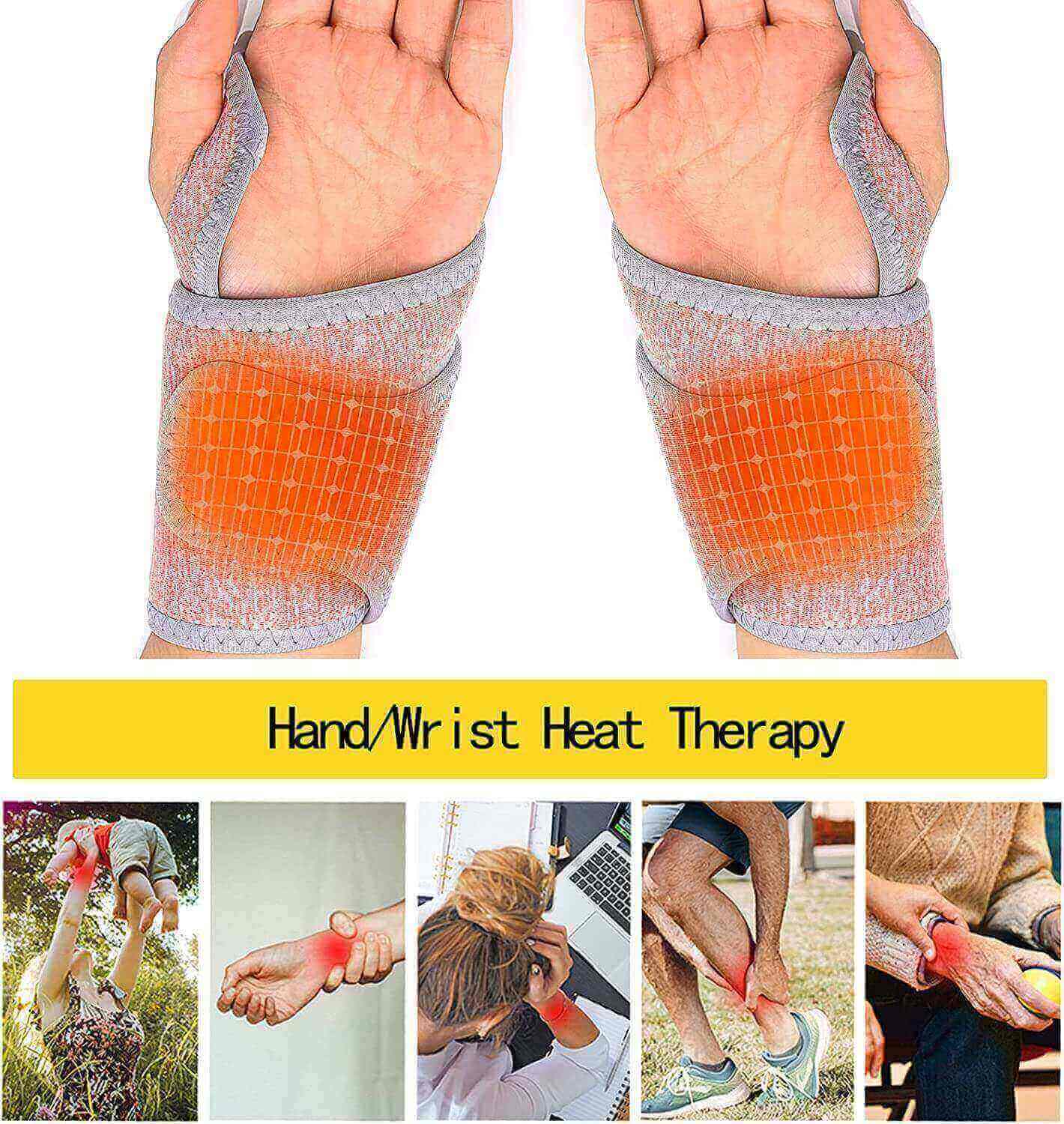 2 Electric Heating Pads for Wrist & Hand, heat therapy