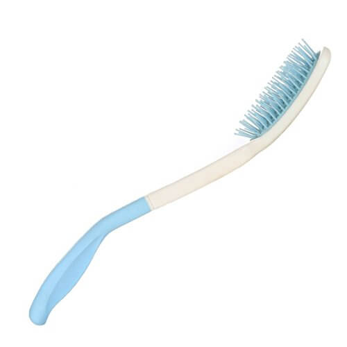 14-inch long-handled hair brush for arthritis or disabled's daily living mobility aid, the whole body of the hair brush