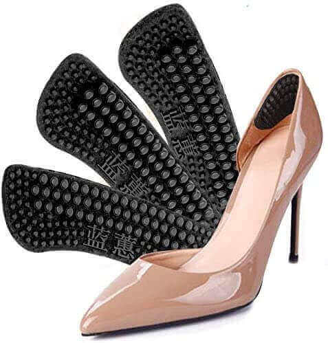 3 heel grips for high heels, heel liner cushion inserts and insoles, feature image