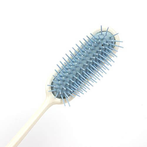 14-inch long-handled hair brush for arthritis or disabled's daily living mobility aid, long teeth of the brush