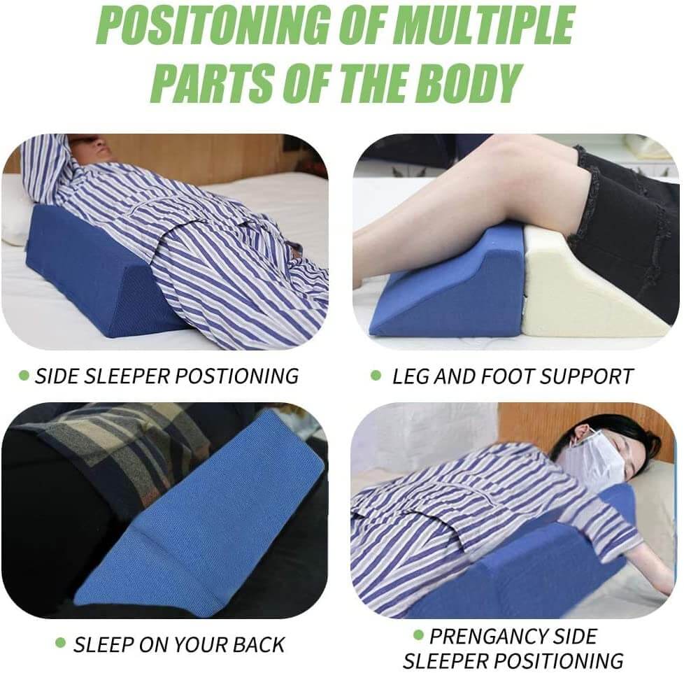 Medical Wedge Pillow for Acid Reflux, Gerd, Vertigo, Orthopedic / Back Pain, positioning body 