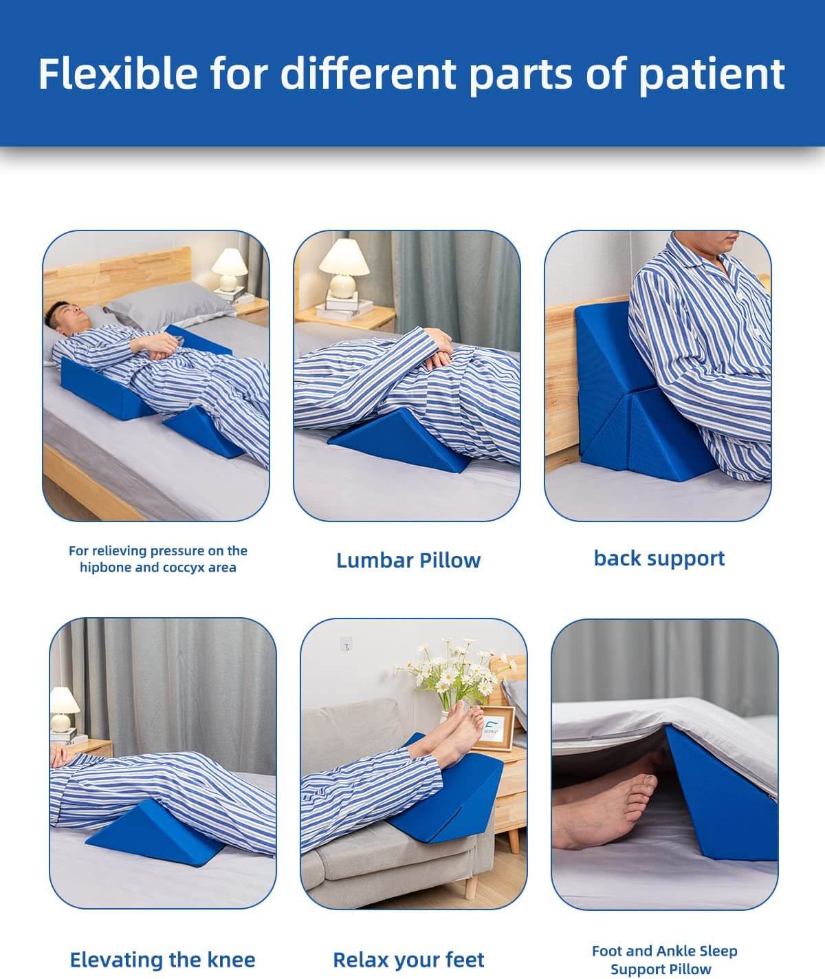 foam wedge pillow back pain, different bodies