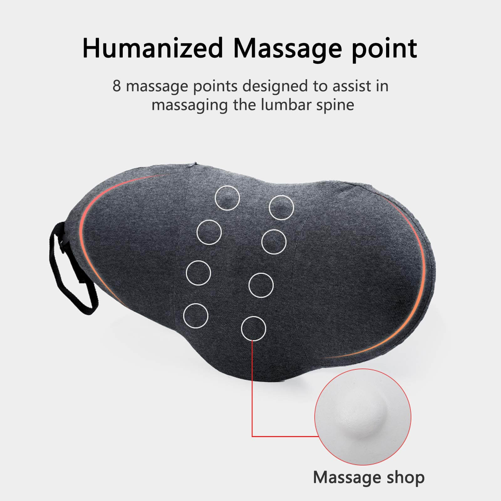 BBL pillow for sleeping, massage point 