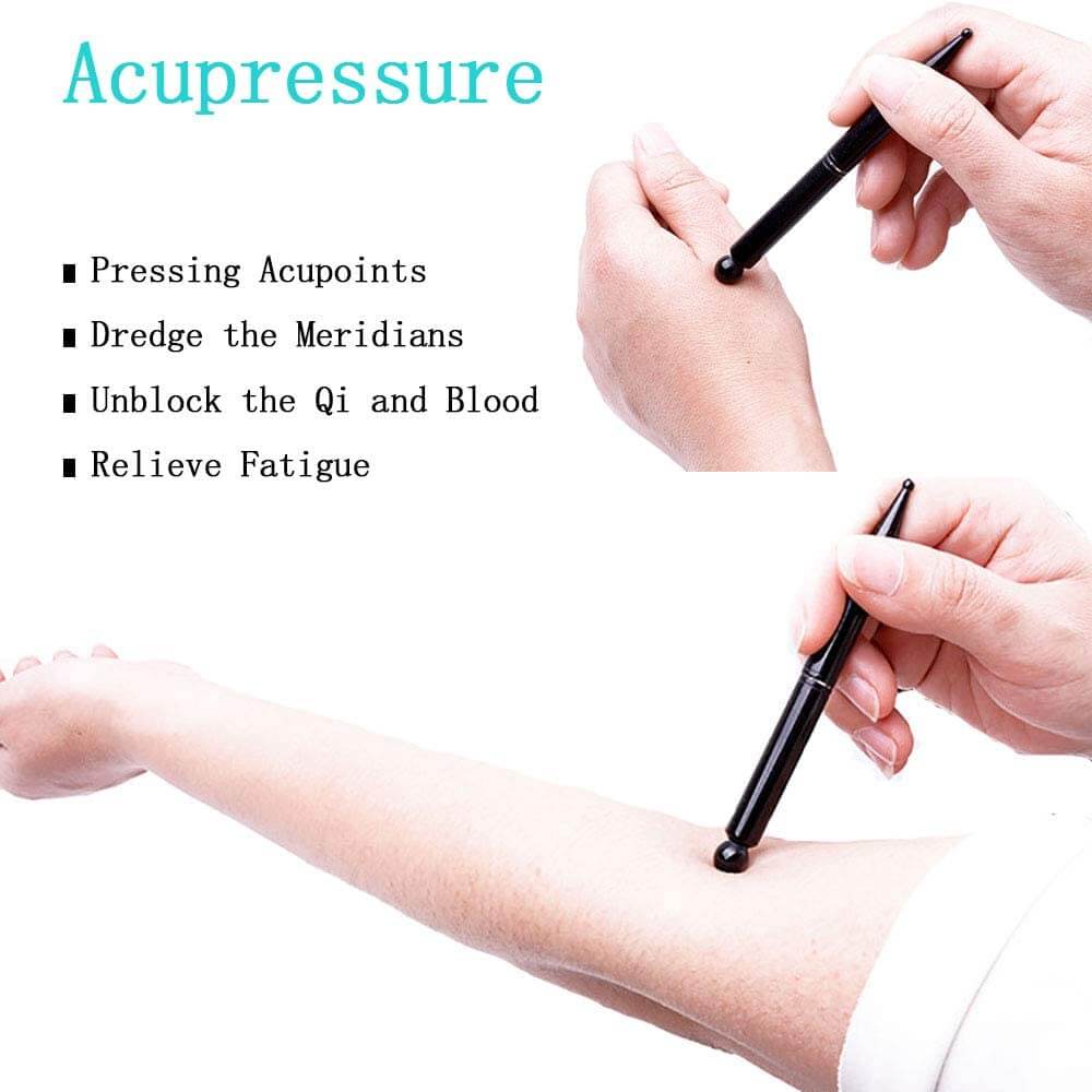 Acupuncture pen for massage therapy, using the item on acupoints