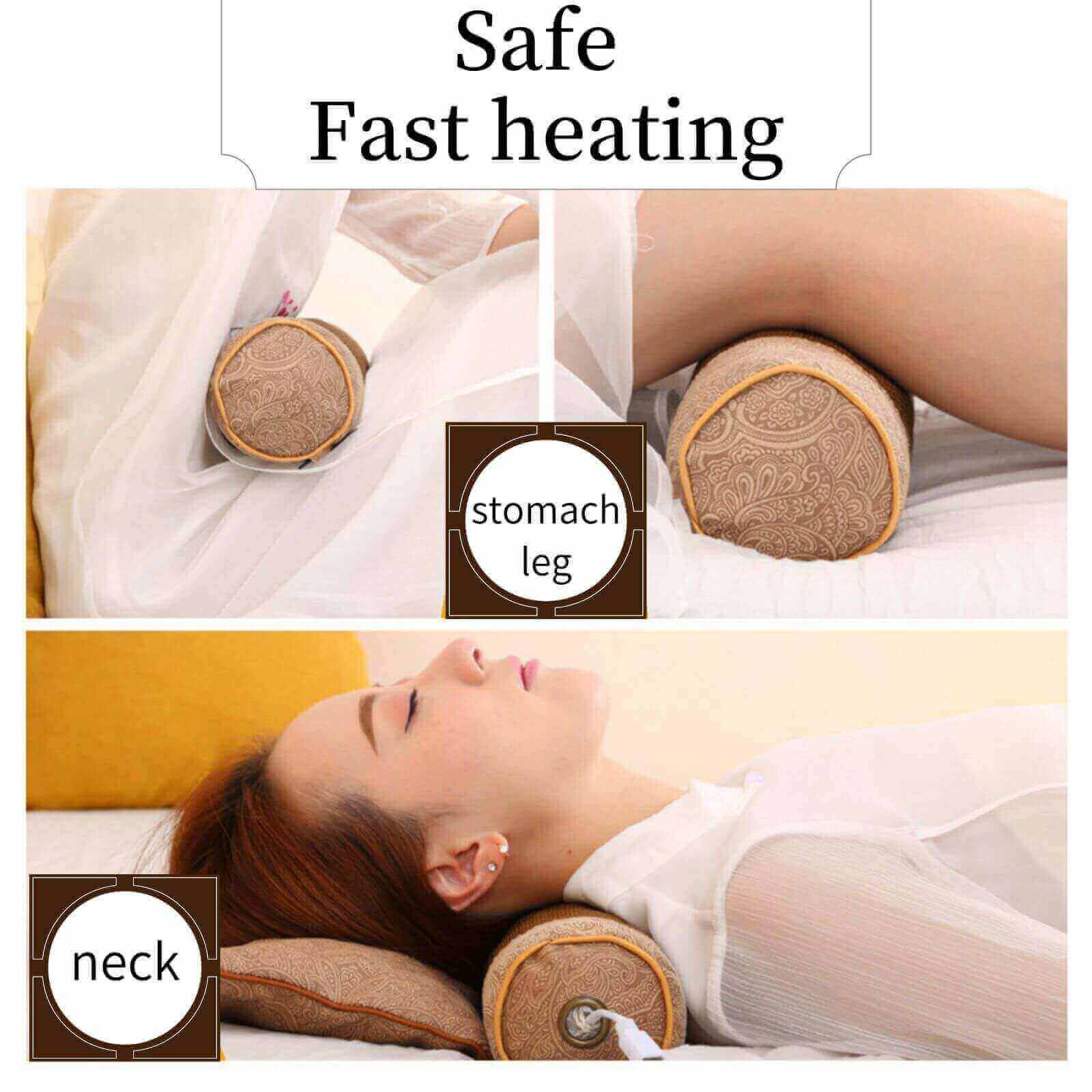 Buckwheat hull pillow for neck pain, neck pain relief