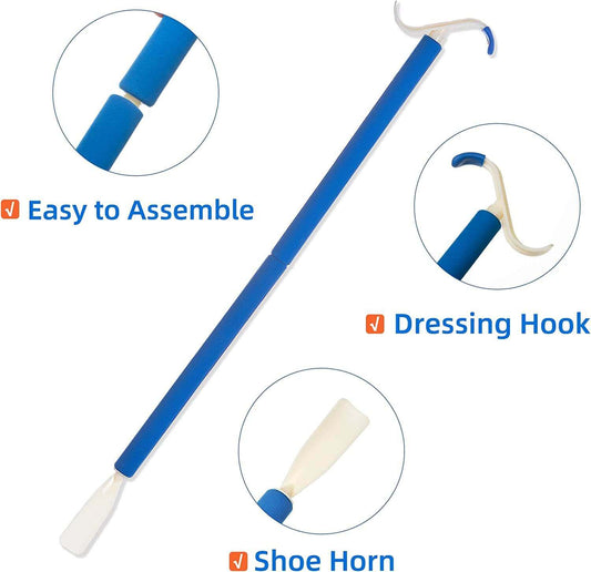 Dressing Stick Shoe Horn Combined Two in One for Seniors and Elderly, new product combined