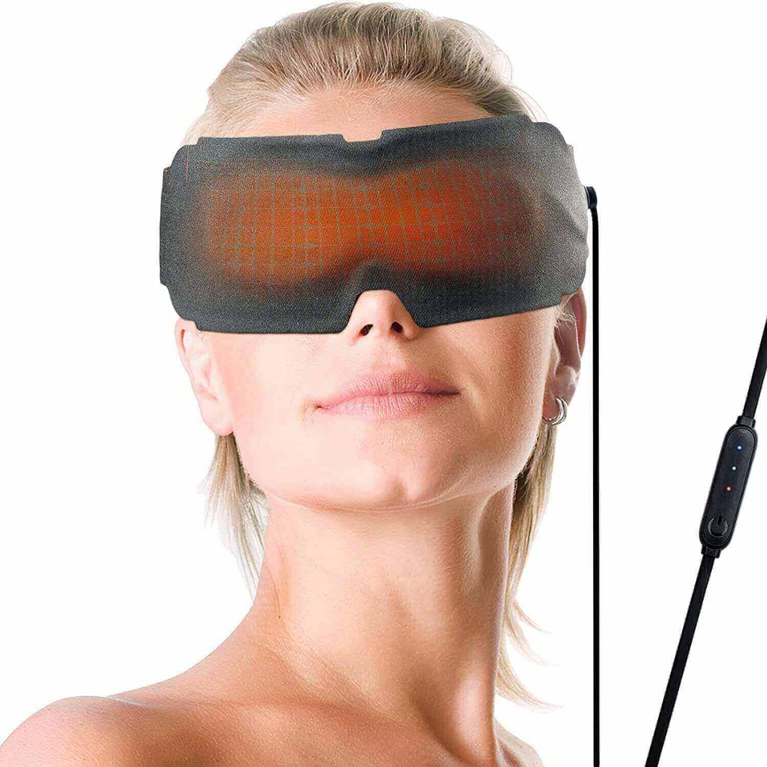 Electric heated dry eye mask, feature image