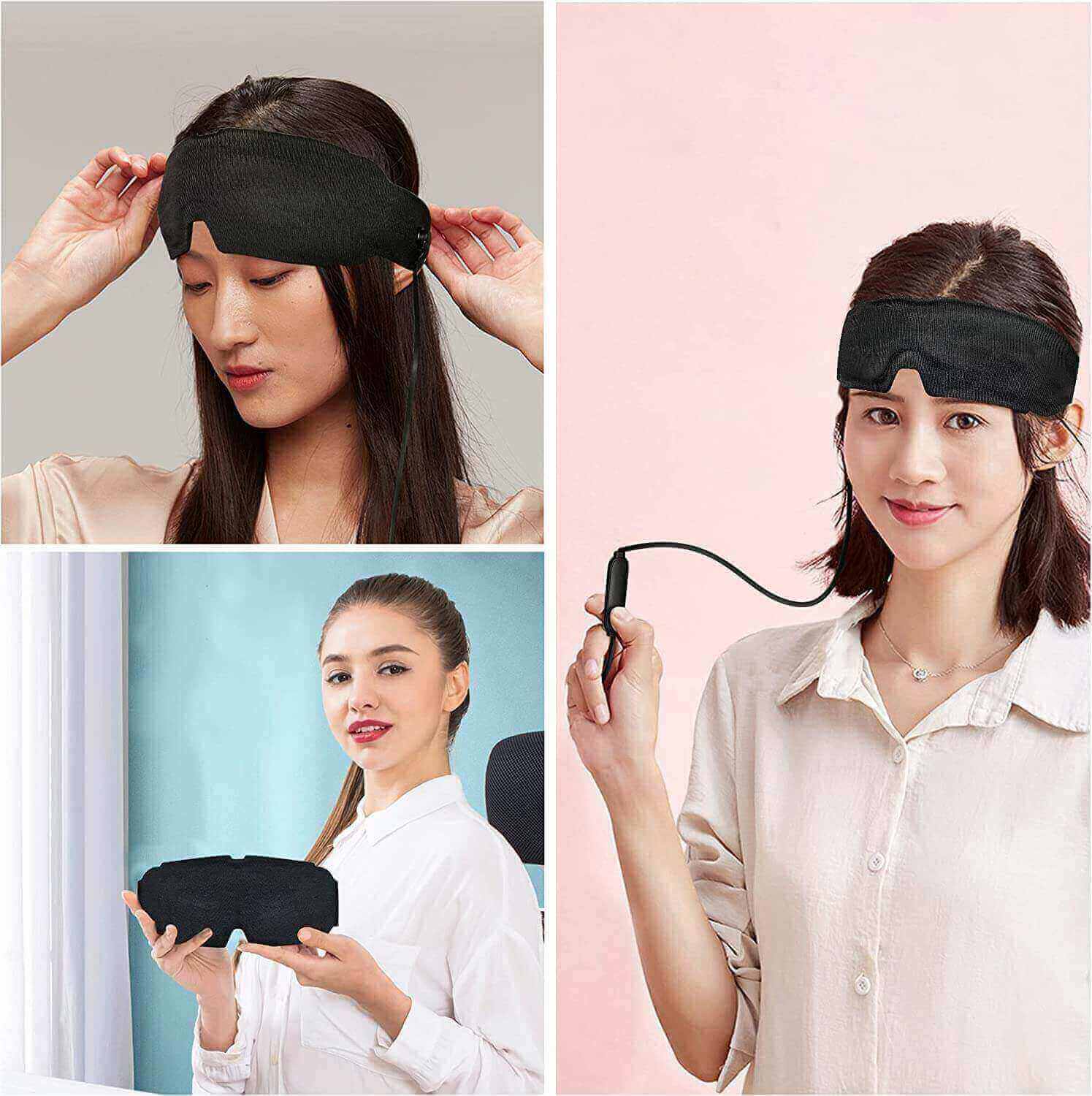 Electric heated dry eye mask, users