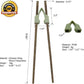 Fanwer Chopstick Helper and Chopsticks Holder Set, Chopstick Buddy, helper specification