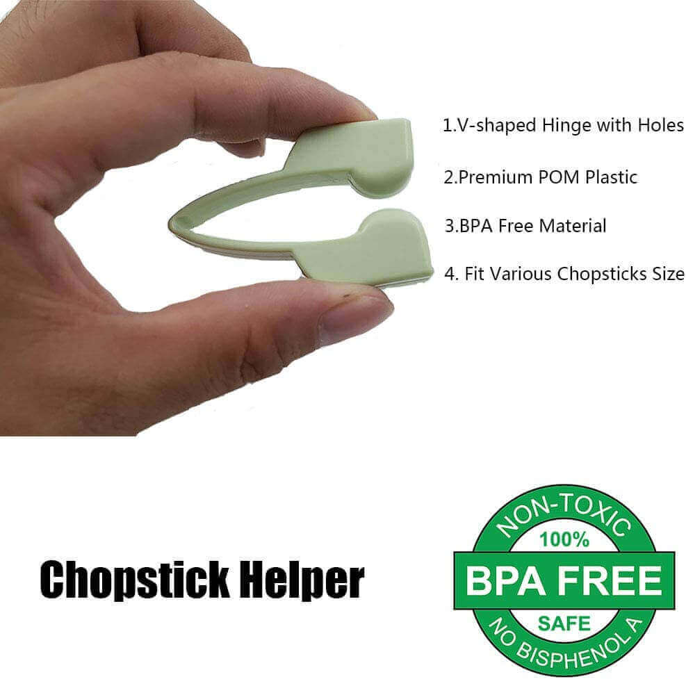 Fanwer Chopstick Helper and Chopsticks Holder Set, Chopstick Buddy, the helper details