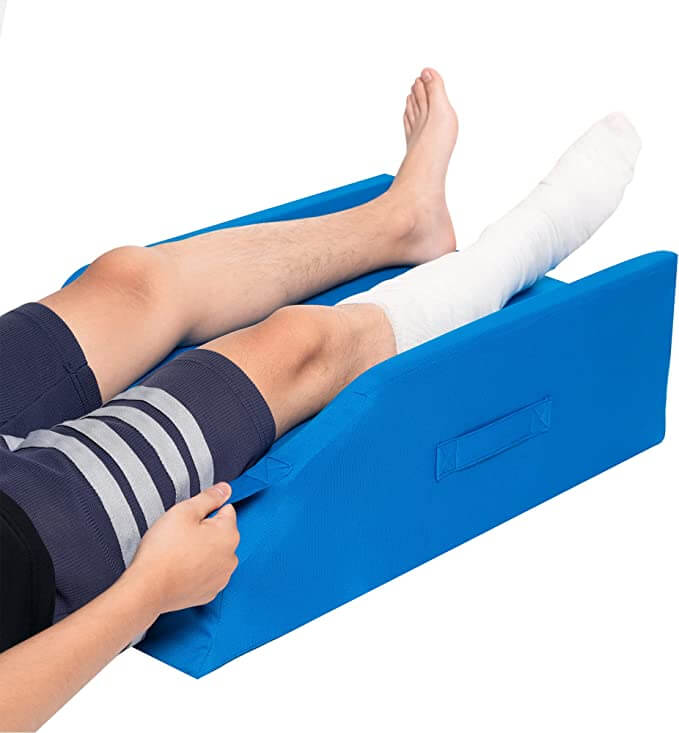 Wedge Pillow for Leg Elevation/Swelling, Post-surgery, Injure (2 Legs)