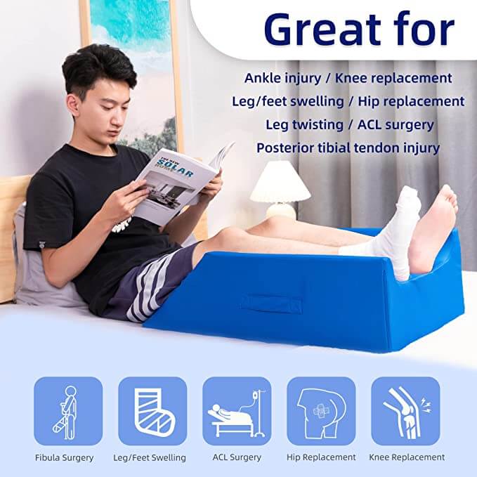 wedge pillow for leg elevation 's using occasions