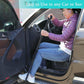 Fanwer Leg Lifter Strap for Transfer Aids, the user is using it in a car